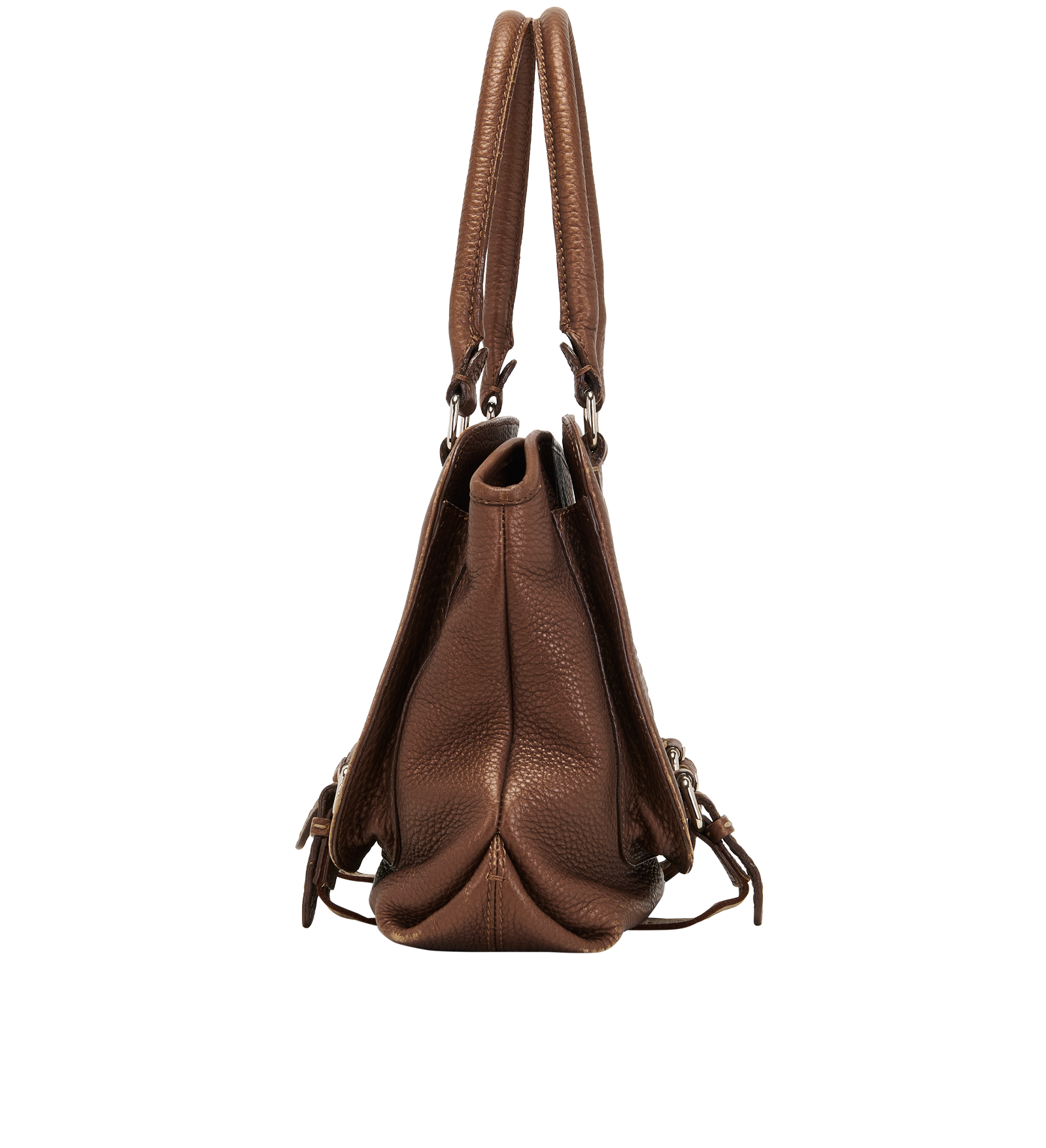 Selleria Messalina, &pound;320, Handbags, Brown, Leather, Side view